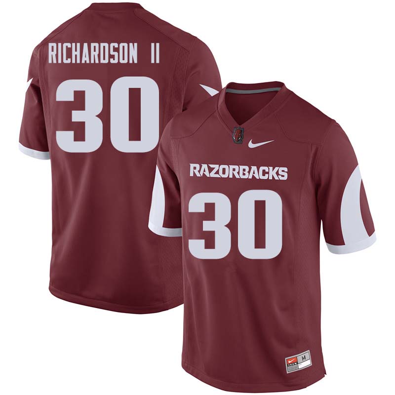 Men #30 Kevin Richardson II Arkansas Razorback College Football Jerseys Sale-Cardinal - Click Image to Close
